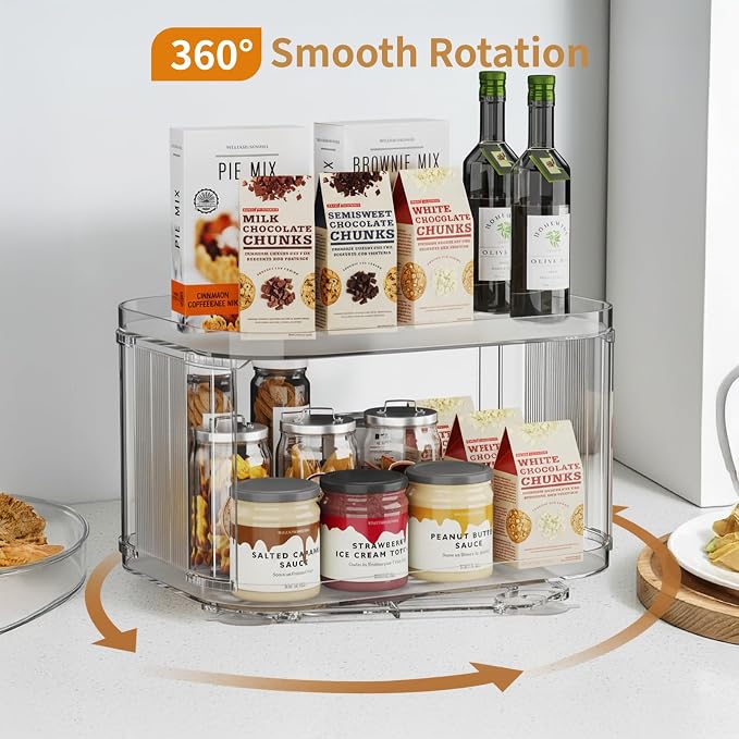2-Tier Lazy Susan Turntable Organizer - Image 4
