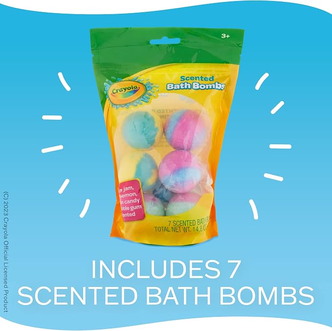 Crayola Colorful Scented Bath Bombs - Image 8