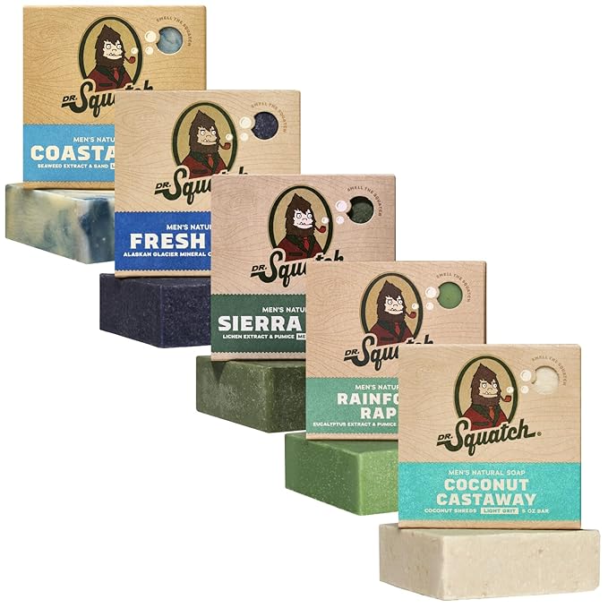Dr. Squatch Natural Bar Soap for Men by DrSquatch