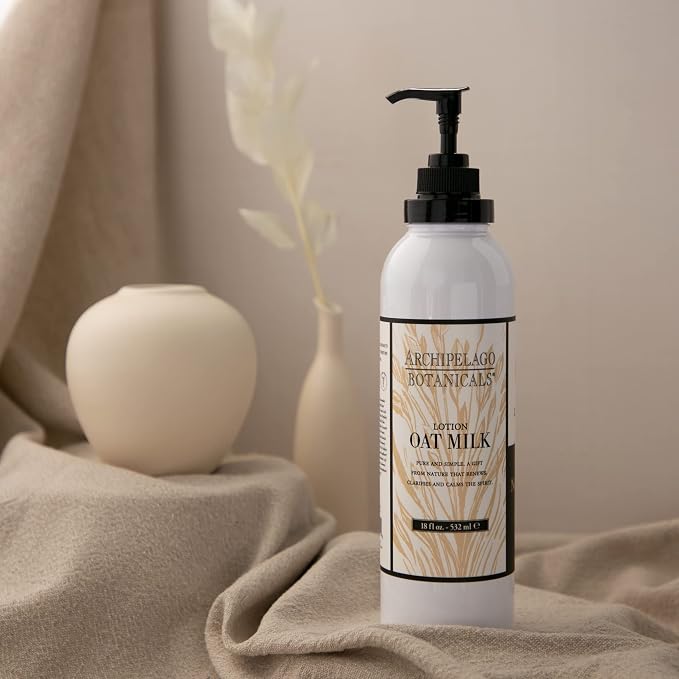 Archipelago Botanicals Oat Milk Lotion, Nurturing and Soothing Daily Moisturizer - Image 3