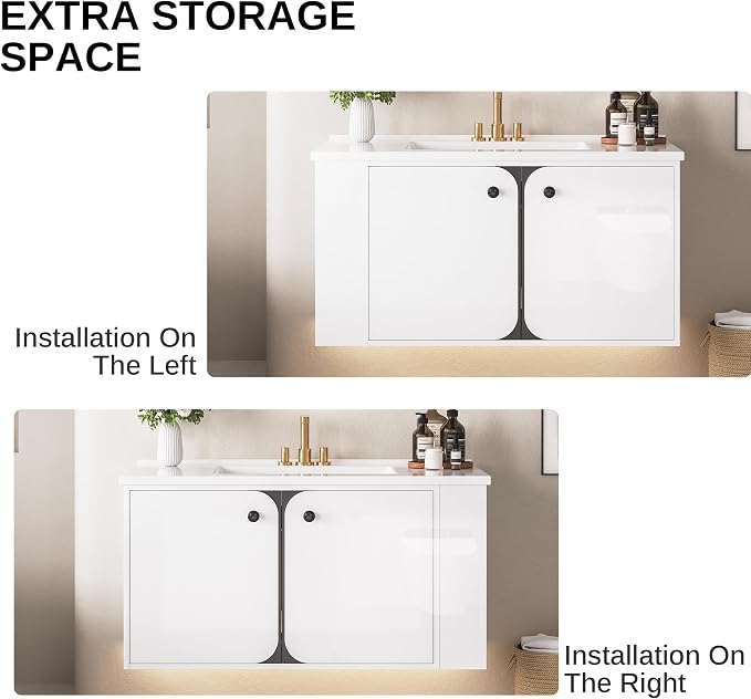 IRONCK 36 Inch Bathroom Vanity - Image 7