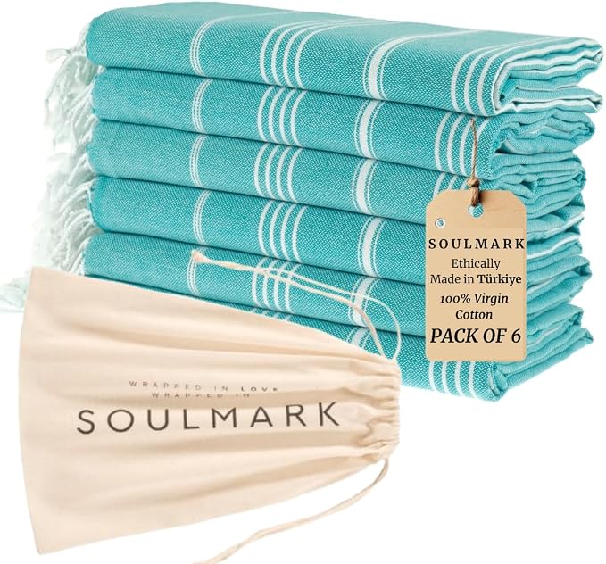 SOULMARK 100% Cotton Turkish Beach Towel by SOULMARK