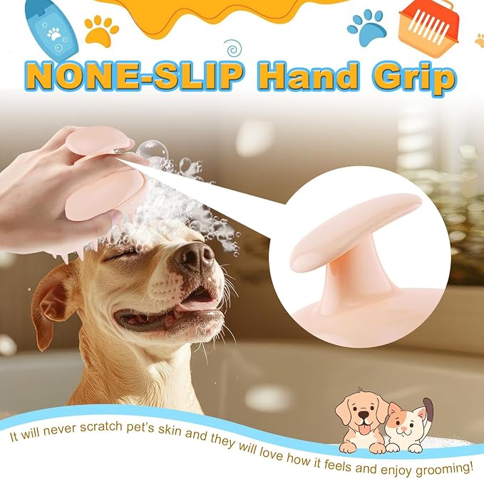 2-in-1 Dog Bath Brush for Grooming & Massage - Image 3