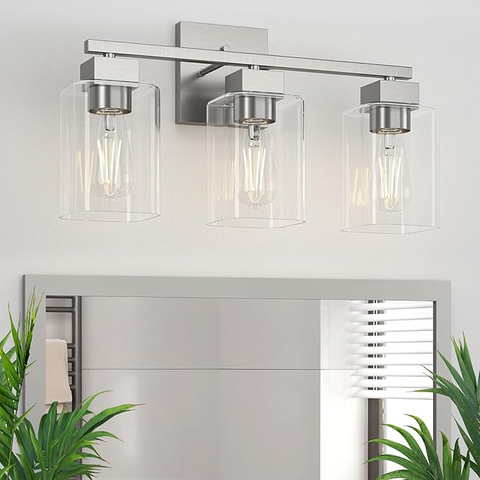 Espird Brush Nickel Bathroom Vanity Light by Espird