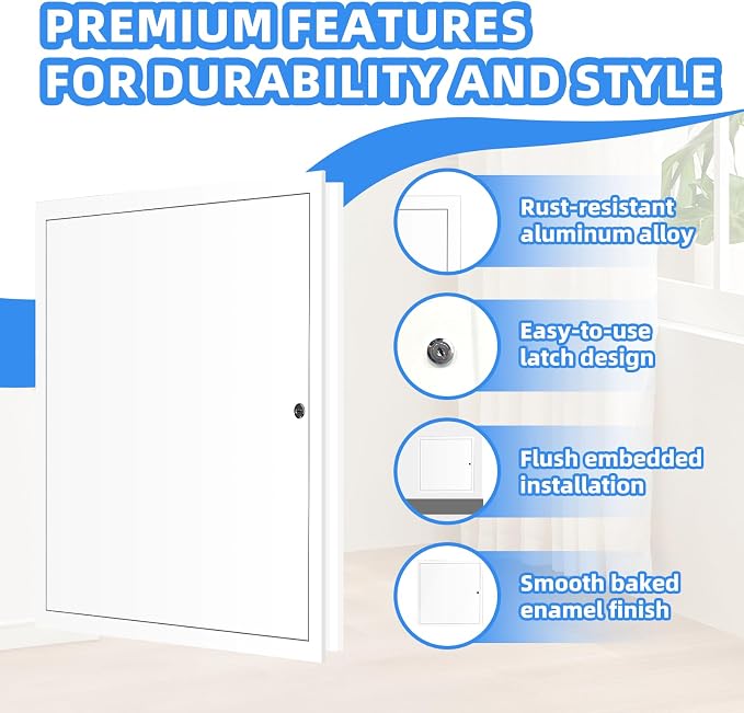 18" x 18" Metal Access Panel, 1MM Thickened Access Panel - Image 3