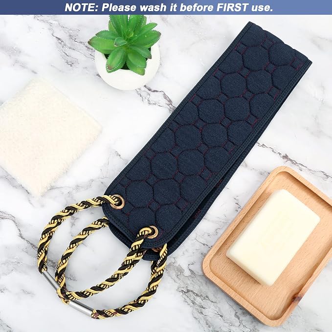 Exfoliating Back Scrubber with Handles, 38.5 Inch Double-Sided Back Exfoliator - Image 8