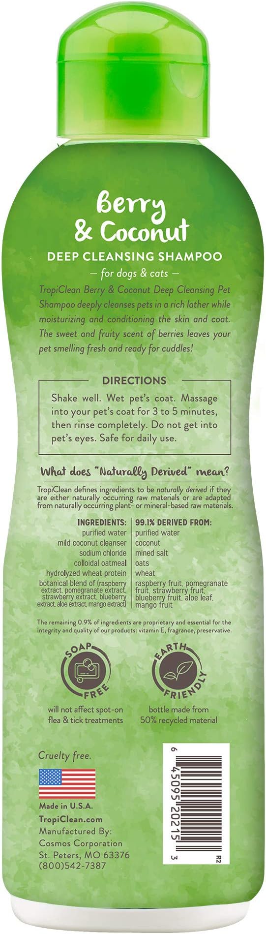TropiClean Deodorizing Dog Shampoo - Image 2