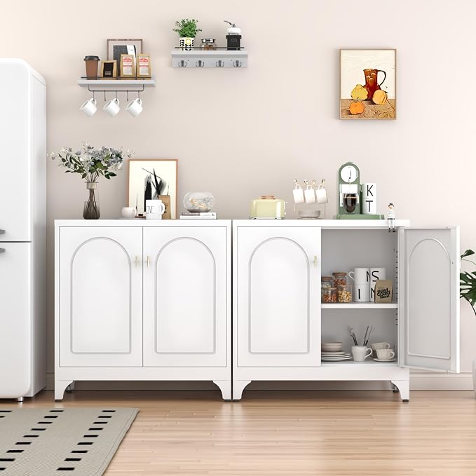 Metal Sideboard Buffet Cabinet by Steeloong