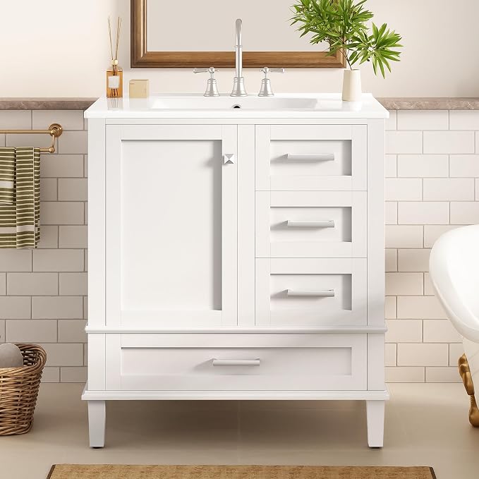 Harper & Bright Designs 30" Bathroom Vanity - Image 3