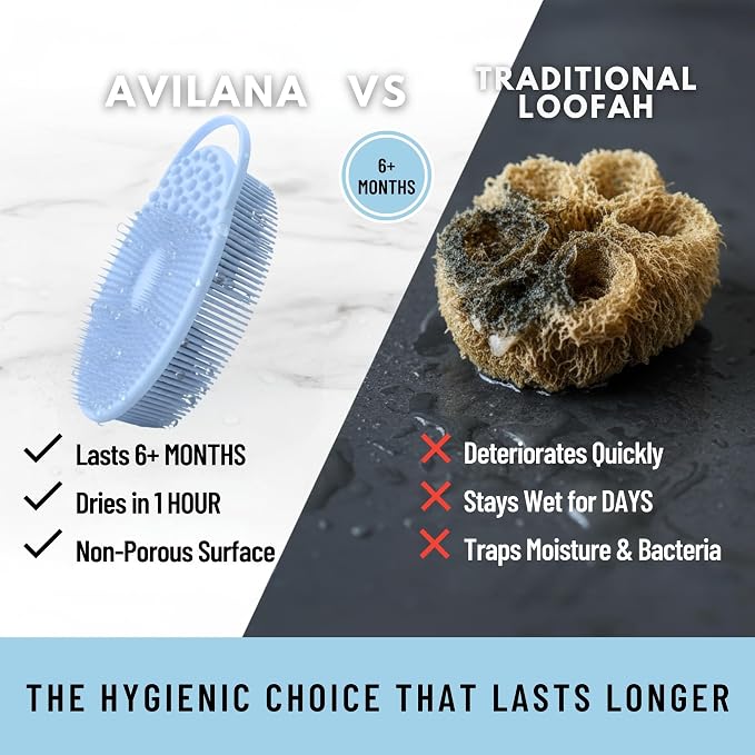 Silver Infused Exfoliating Body Scrubber - Image 3