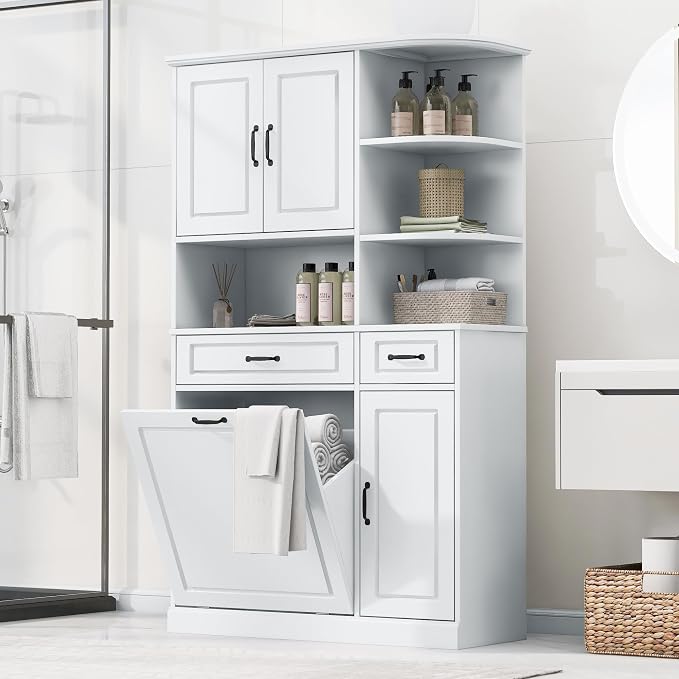 70" Tall Freestanding Storage Cabinet by Karzibo