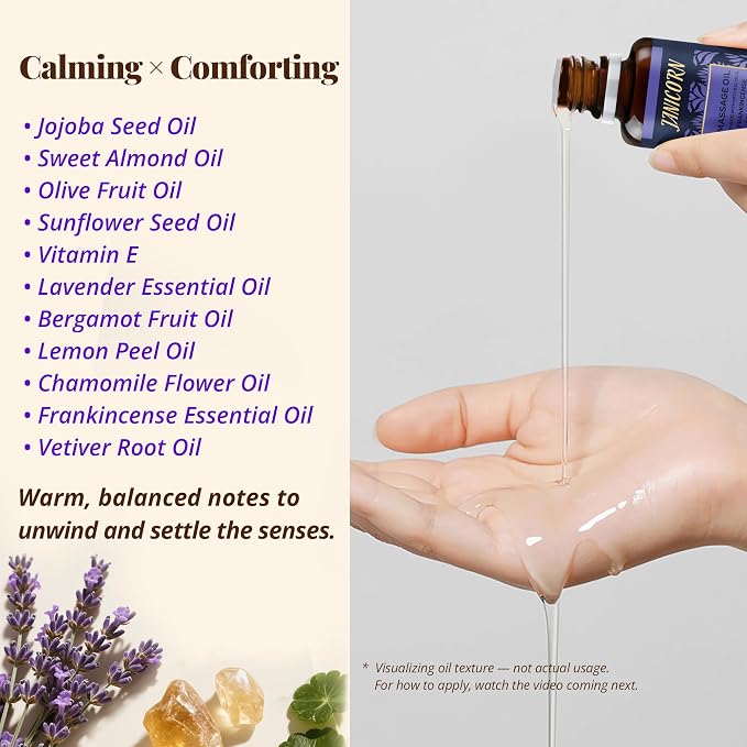 Frankincense & Lavender Aromatherapy Body & Massage Oil – Lightweight Hydration - Image 3