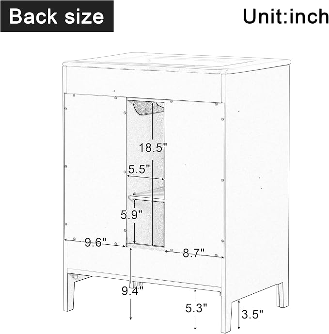 Favfurish 24" Bathroom Vanity - Image 8