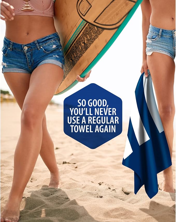 VENTURE 4TH Microfiber Beach Towel: Quick-Dry, Sandproof and Lightweight - Image 9