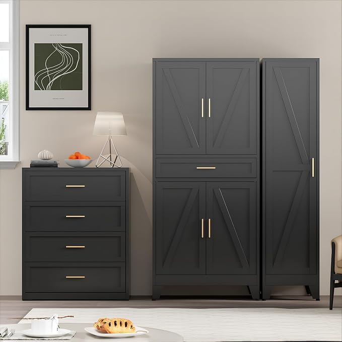 COFaR 71" Tall Metal Storage Cabinet - Image 2