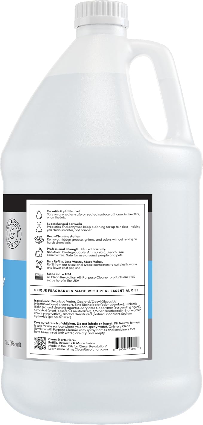 Clean Revolution SuperCharged All Purpose Cleaner, Eco-Friendly & Plant-Based - Image 2