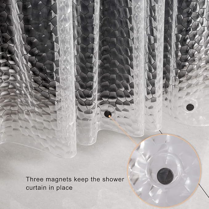 WELTRXE EVA Shower Curtain Liner - Image 4