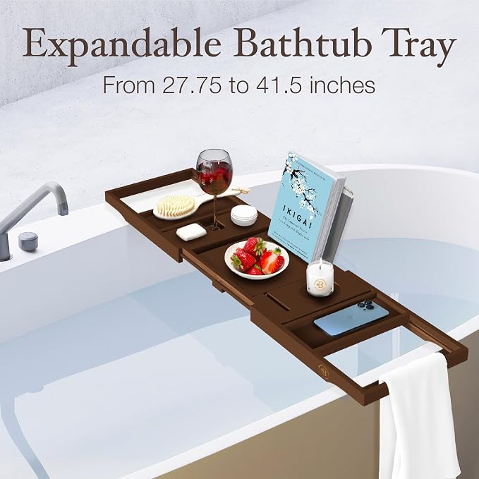 Wooden Bathtub Tray - Image 3