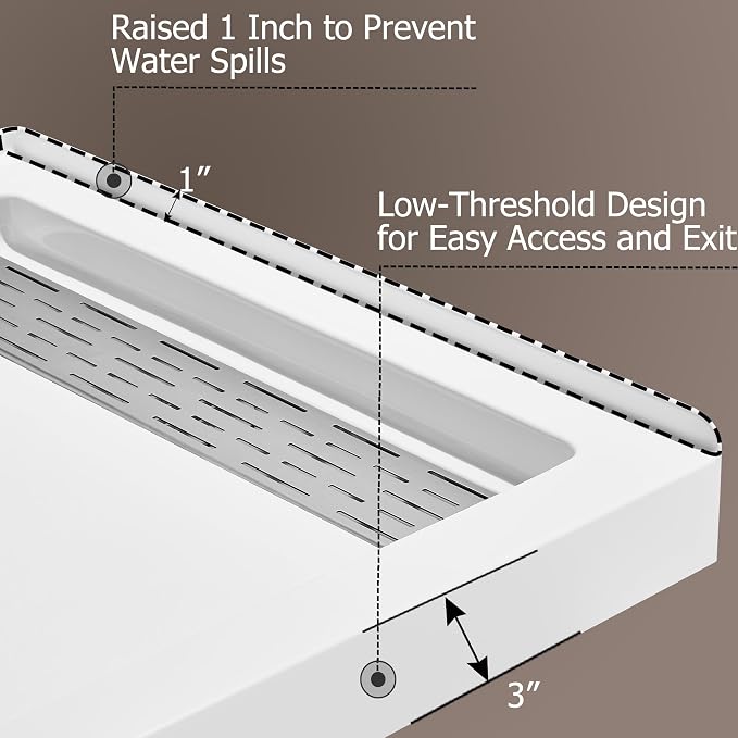 MORVANO 32 x 60 Shower Base - Image 6