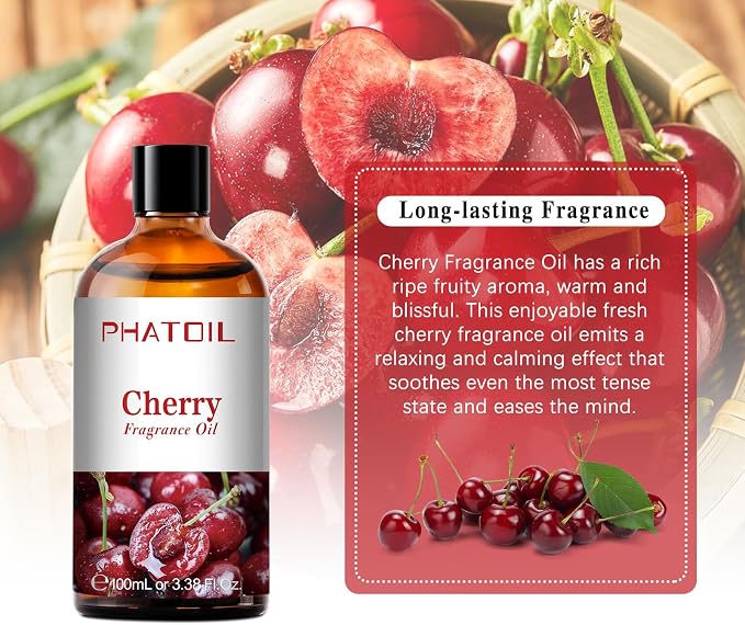 PHATOIL 3.38FL.OZ Cherry Fragrance Oils - Image 5