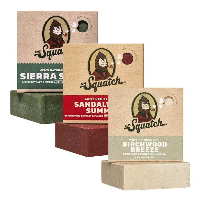Dr. Squatch Natural Bar Soap for Men by DrSquatch