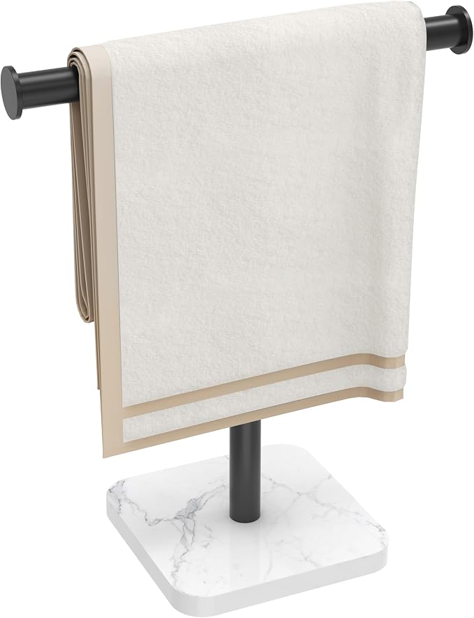 RUACQ Hand Towel Holder, T-Shape Free Standing Hand Towel Holder Stand by Ruacq