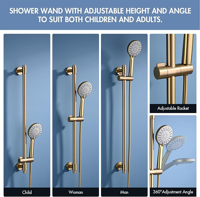 Adjustable Shower Slide Bar - Image 4