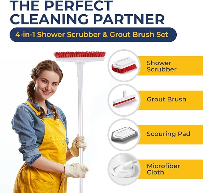 Fox Trot Ultimate Cleaning Duo: Grout Brush - Image 4