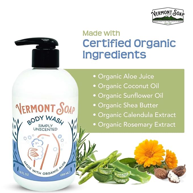 VERMONT SOAP Body Wash, Natural Body Wash - Image 5