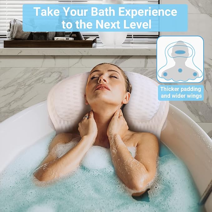 Bath Pillow Luxury Bathtub Pillow - Image 3