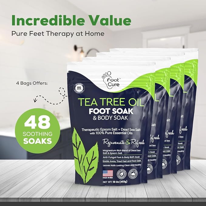 FOOT CURE Tea Tree Oil Foot Soak - Image 4