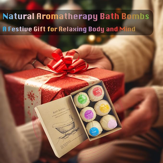 Bath Bombs Gift Set 6 Pack - Image 4