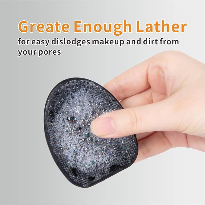 Silicone Face Scrubber, Soft Face Cleansing Brush, Face Pore Blackhead Remover - Image 7