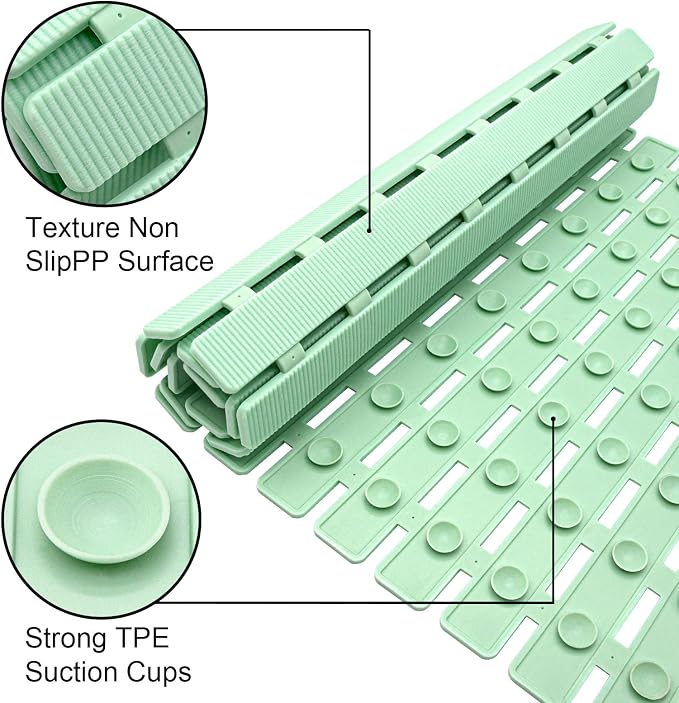 MBOSS Bath Tub Shower Mat Non Slip Bathtub Mats - Image 3