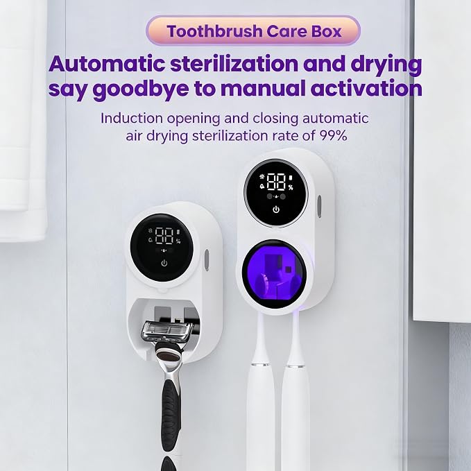 KLUEHOME UV Toothbrush Sanitizer & Holder - Image 8