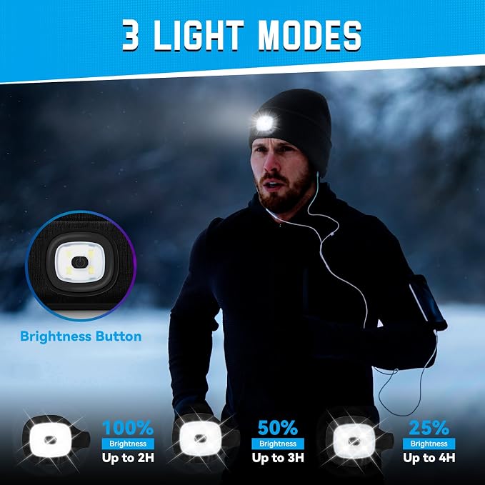 Christmas Stocking Stuffers for Men Adults, Beanie Hats - Image 4
