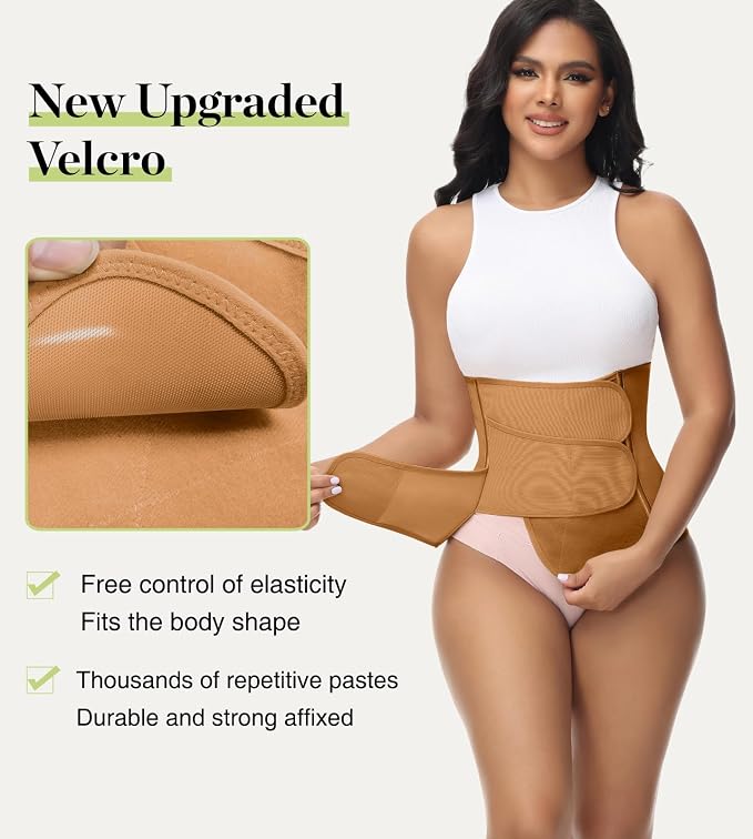 SHAPSHE Waist Trainer for Women Postpartum Recovery Wrap Waist Cincher Corset - Image 4