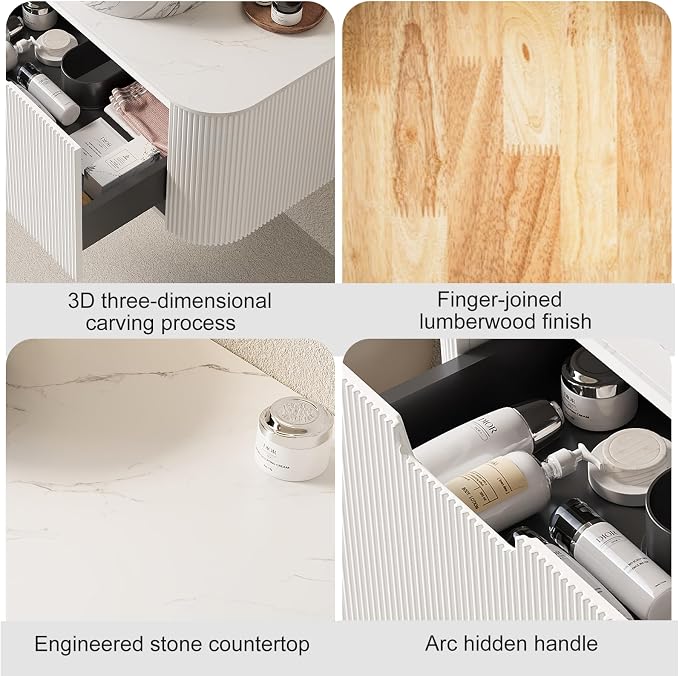 30" Floating Bathroom Vanity - Image 4