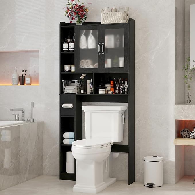 Vabches Over The Toilet Storage Cabinet, Farmhouse Storage Cabinet Over Toilet by Vabches