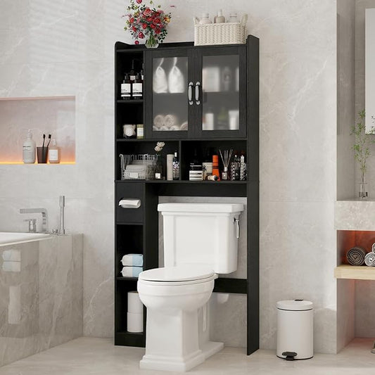 Vabches Over The Toilet Storage Cabinet, Farmhouse Storage Cabinet Over Toilet by Vabches