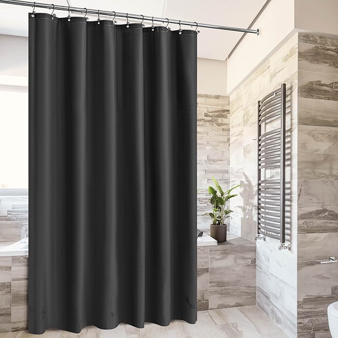 Barossa Design Black Shower Curtain Liner - Image 2