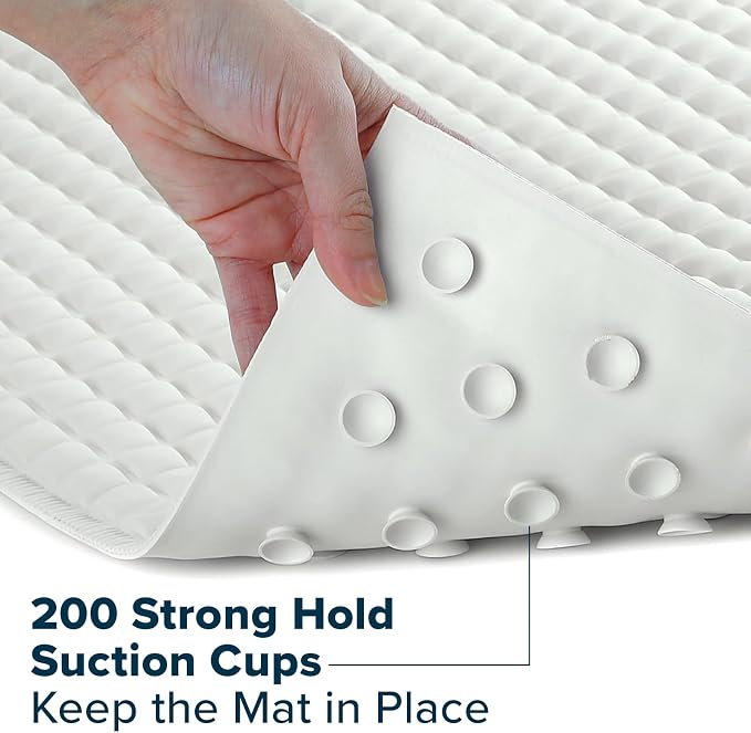 SlipX Solutions Extra Comfort Bathtub Mat Designed - Image 5