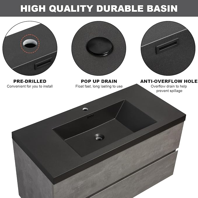 42" Floating Bathroom Vanity - Image 5