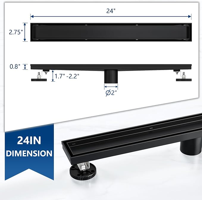 Neodrain 24-Inch Linear Shower Drain - Image 3