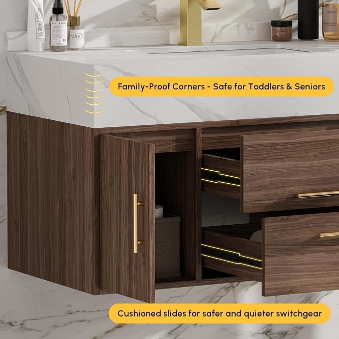 homary 39.4" Bathroom Vanity - Image 5