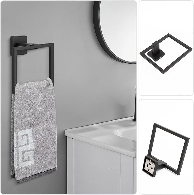 NearMoon 5 Pieces Bathroom Hardware Set 304 Stainless Steel - Image 7
