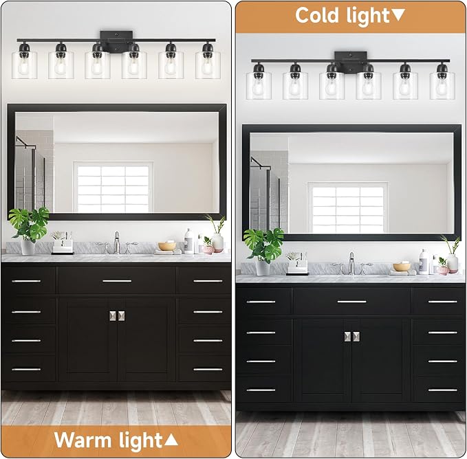 Bath Vanity Lights For Mirror, Restroom Lights Fixtures - Image 3