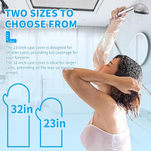 FRONTLINE Arm Cast Covers for Shower Adult Waterproof Cast and Wound Protector - Image 3