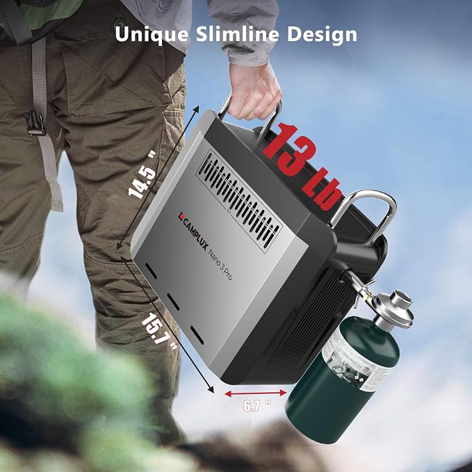 CAMPLUX Nano 3 Pro, Battery Powered Portable Water Heater, 1 lb On-Demand - Image 5