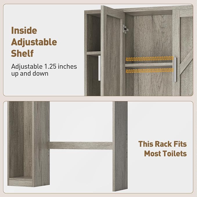 Over The Toilet Storage Cabinet - Image 6